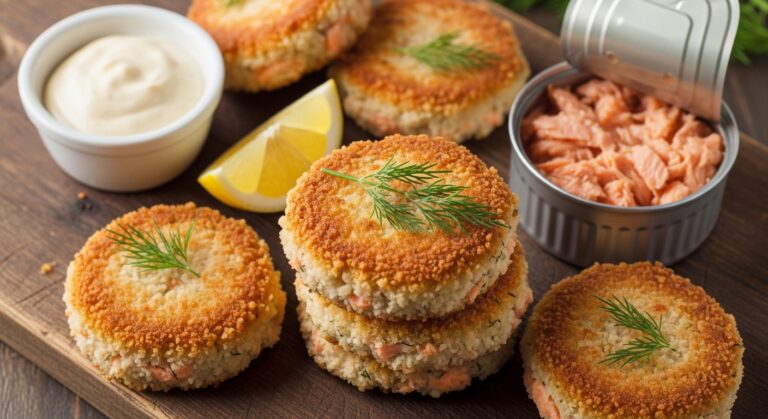 salmon cakes with canned salmon