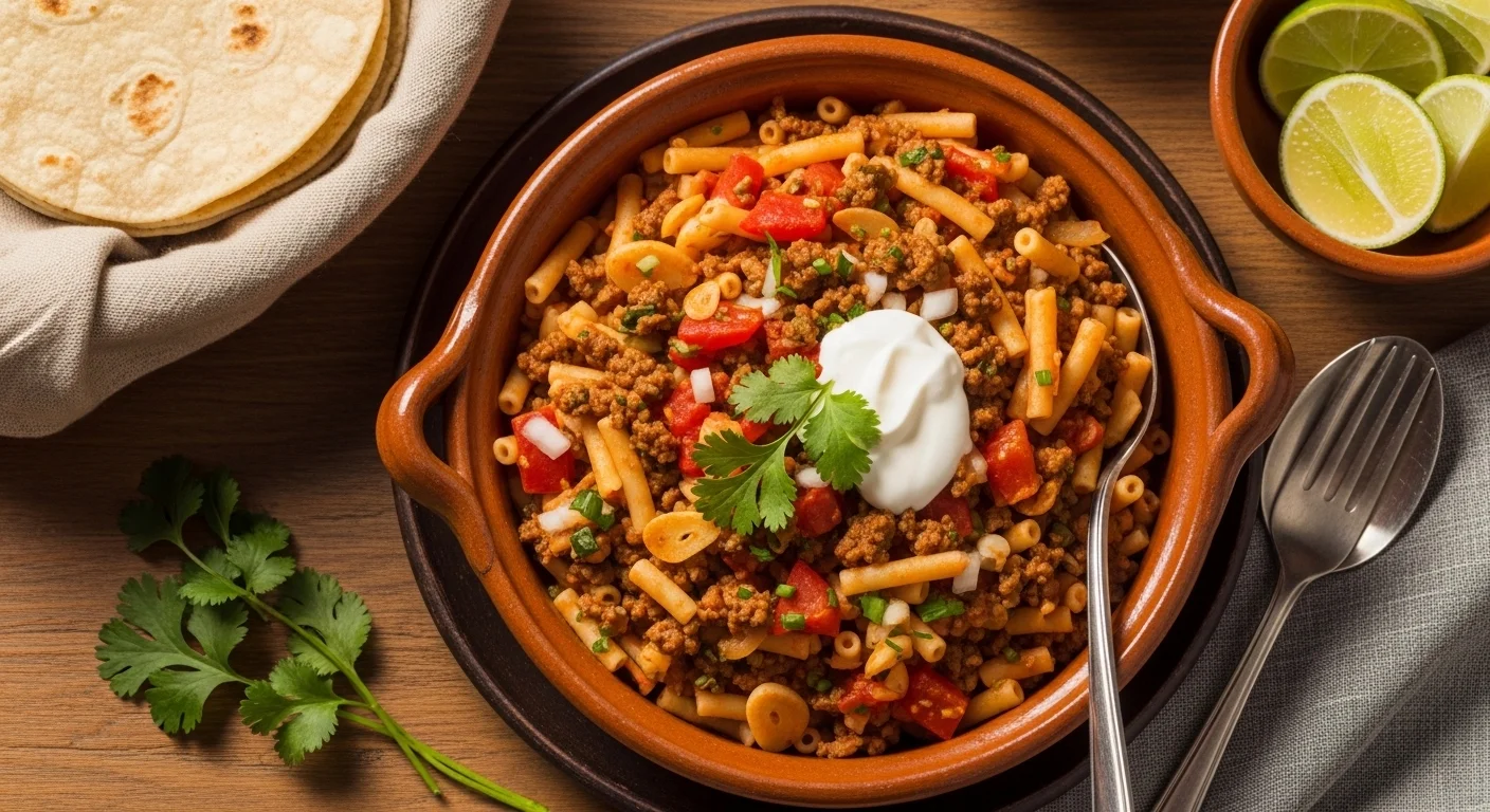 fideo recipe mexican style with ground beef