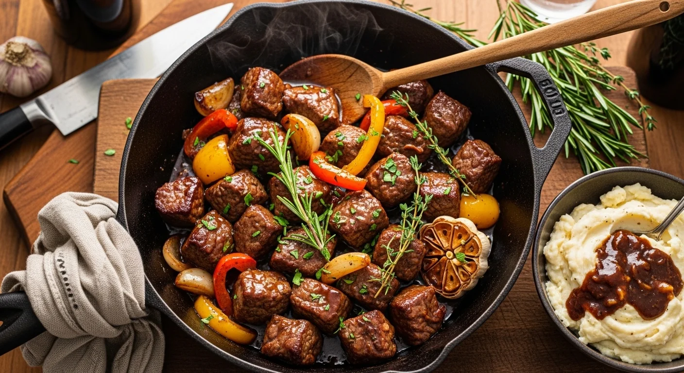 beef cubes recipe