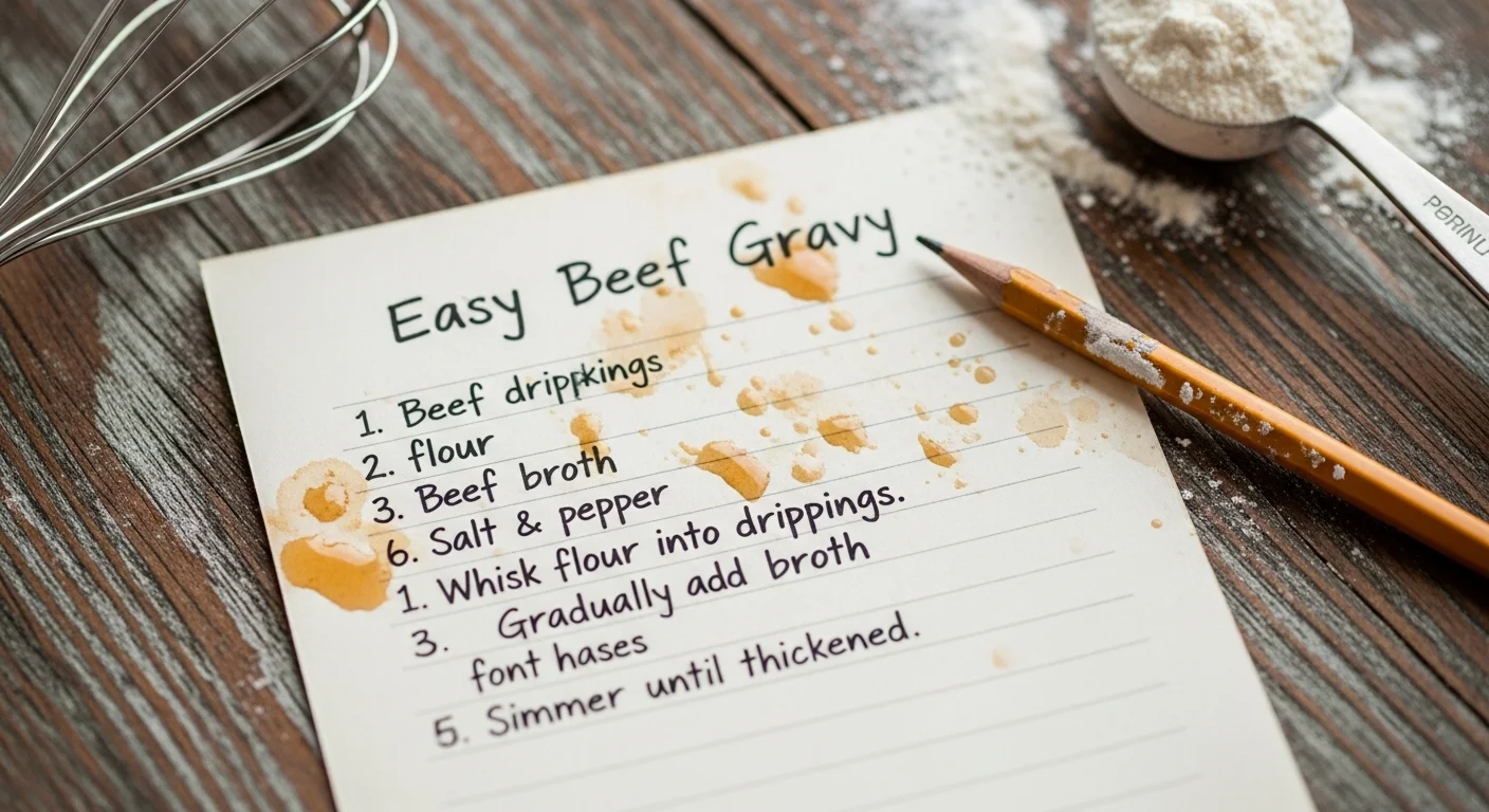 beef gravy recipe easy