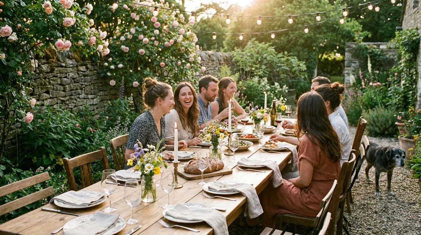 garden dinner party
