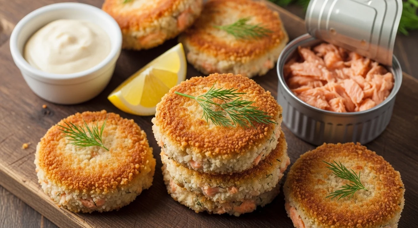salmon cakes with canned salmon