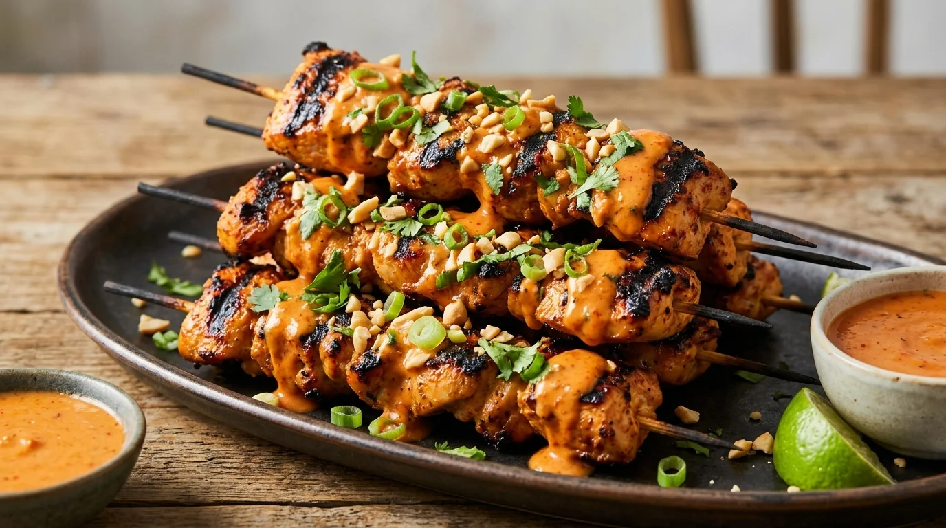bang bang chicken skewers recipe