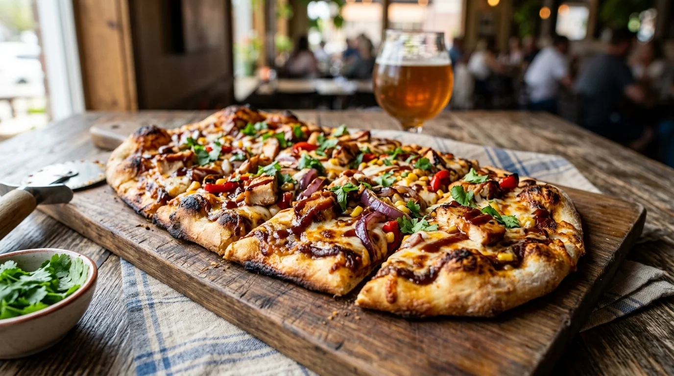 bbq chicken flatbread pizza
