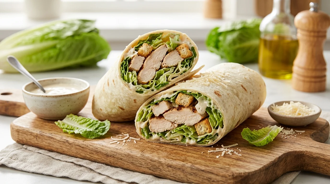 chicken caesar wrap recipe