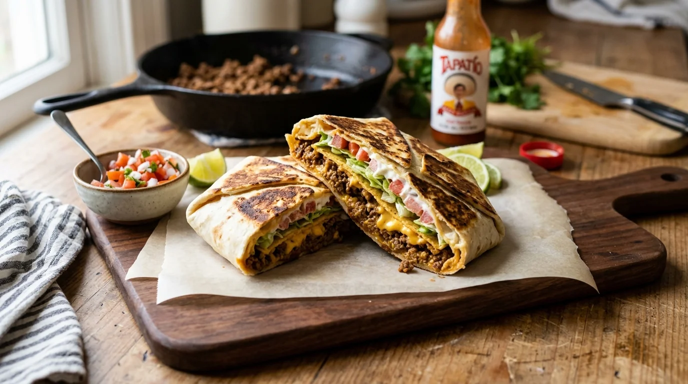 Homemade Crunchwrap Supreme