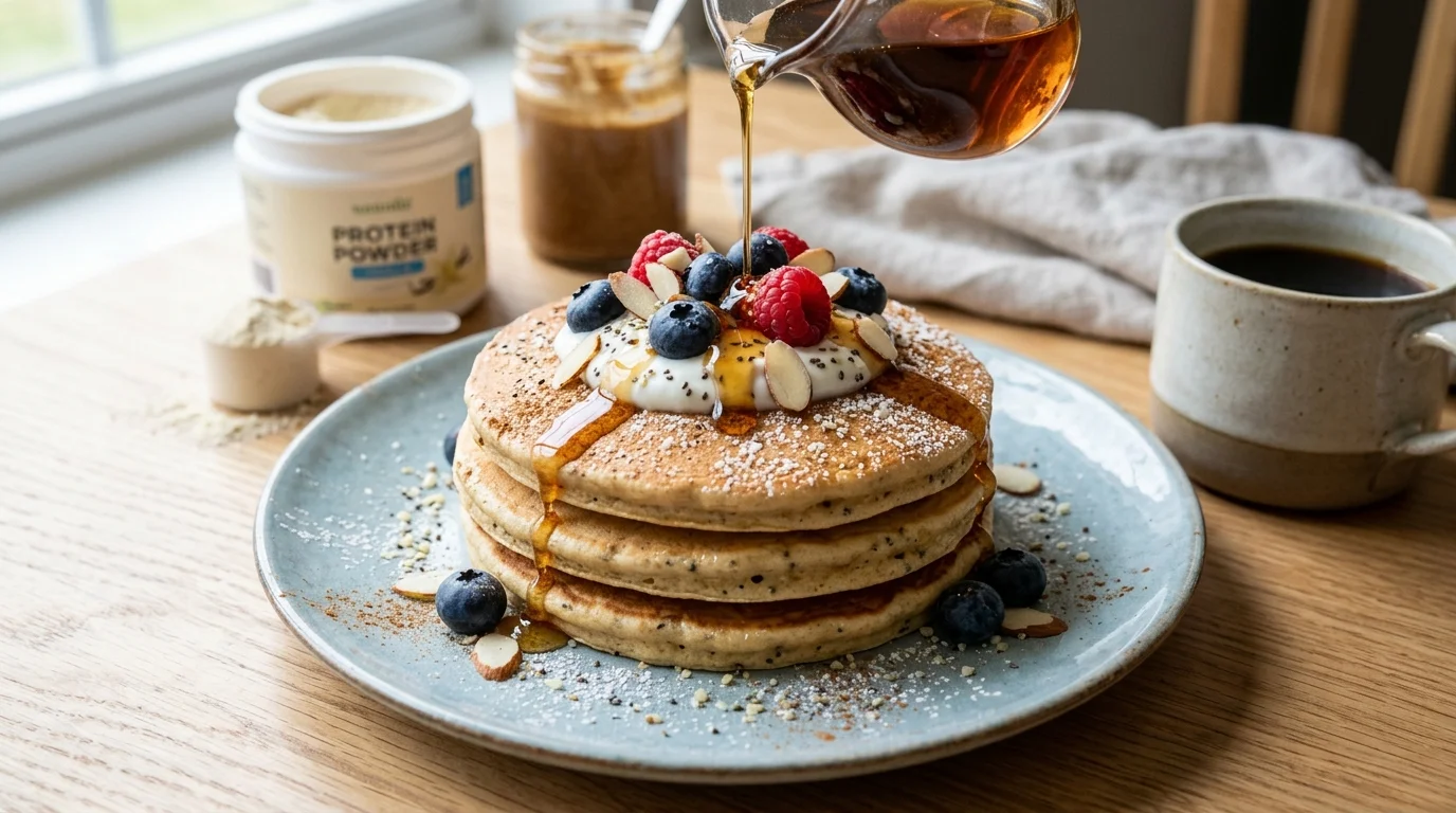 protein pancakes with protein powder