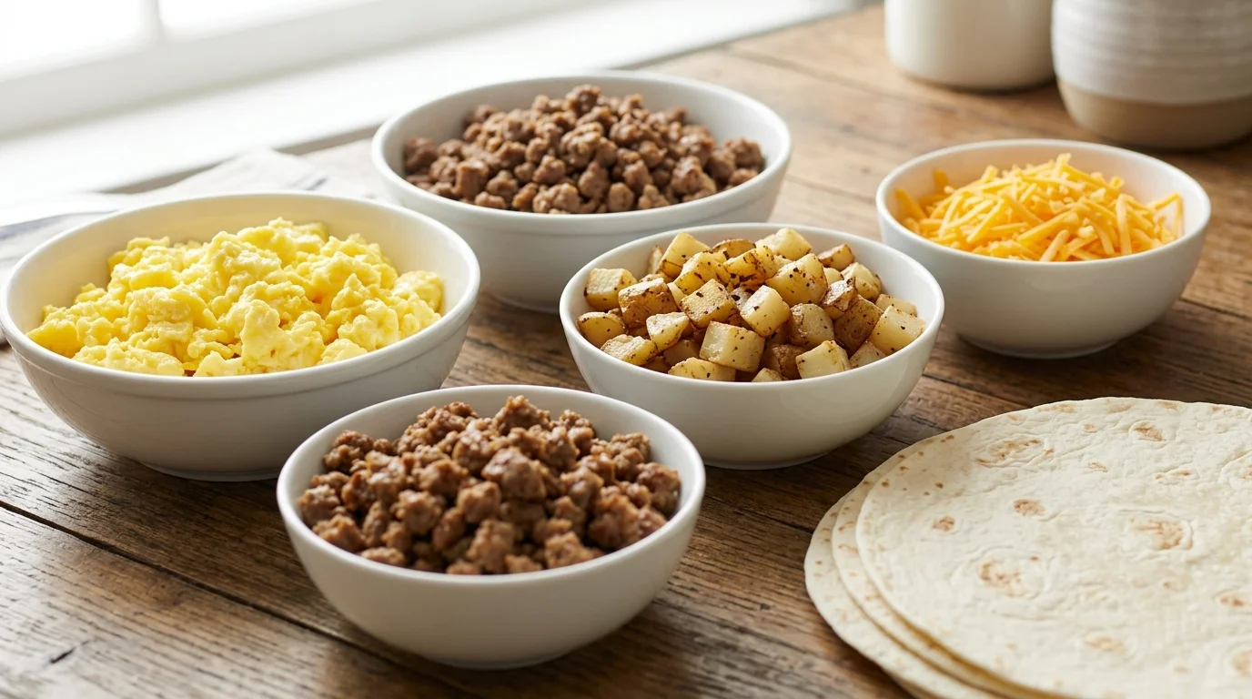 breakfast burritos recipe