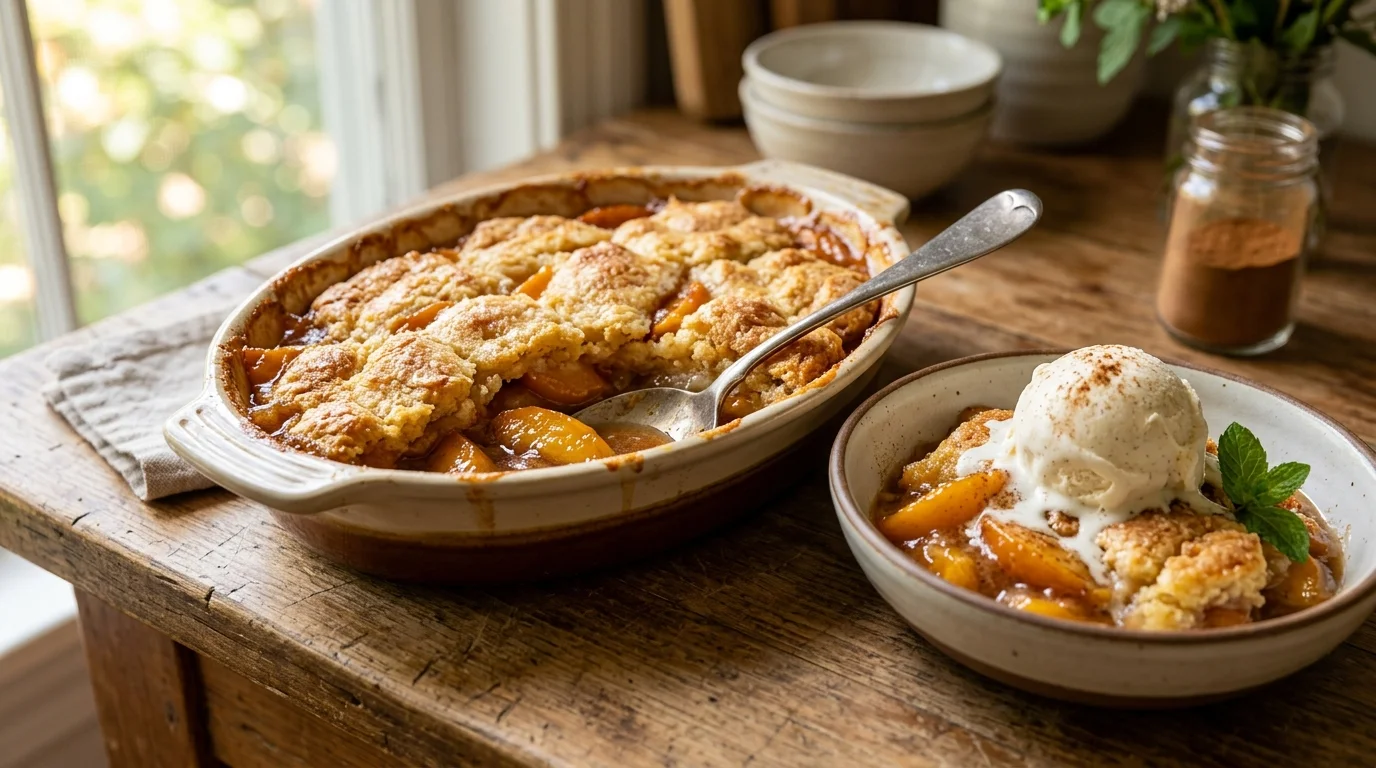 peach cobbler recipe